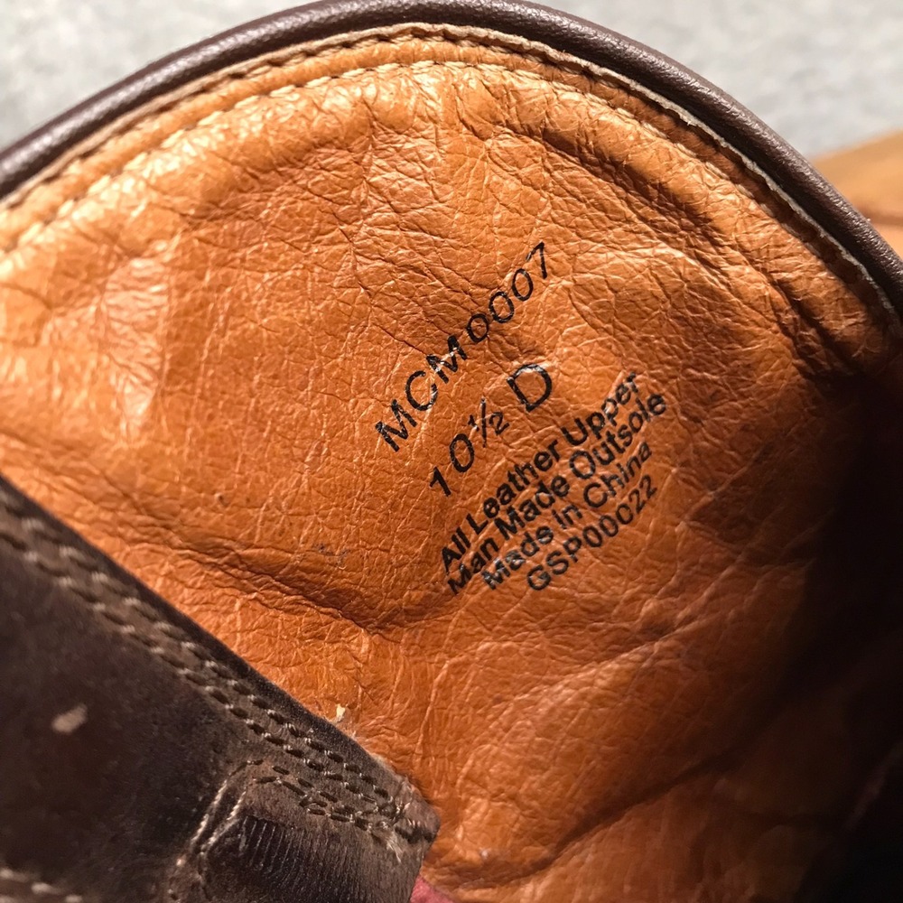 Twisted X Western Boots Mens 10.5D Dark Brown Leather Cowboy Rodeo *FLAW* - Picture 14 of 16